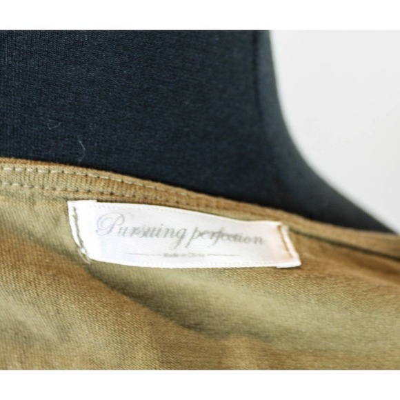 Pursuing Perfection Dress Short Sleeve Elastic Waist Green - Picture 4 of 4